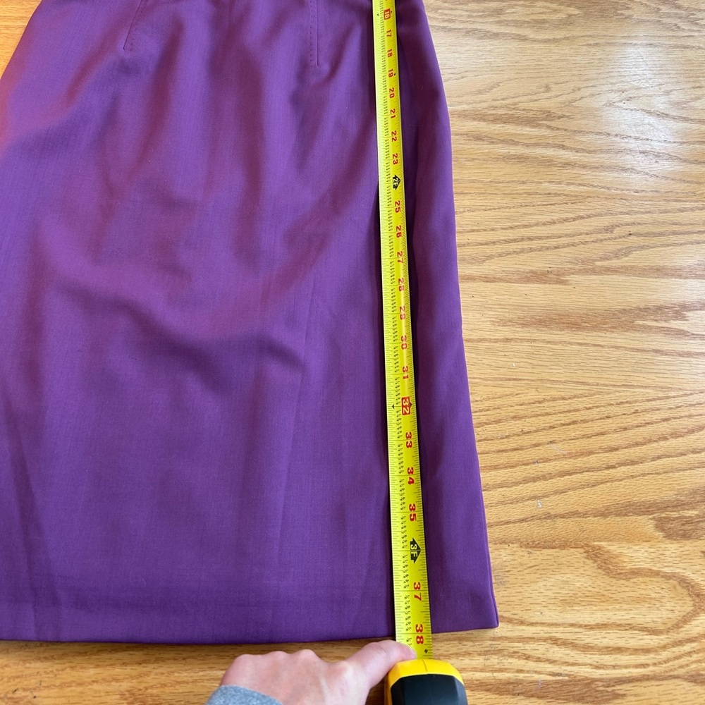 Boden Purple Dress with Pleated Neckline - Picture 8 of 10